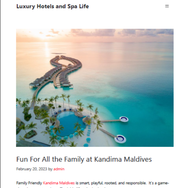 Luxury Hotels And Spa Life 2023