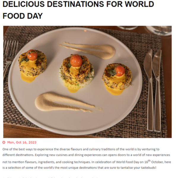 Hounslow Herald UK: Delicious destination for world food day