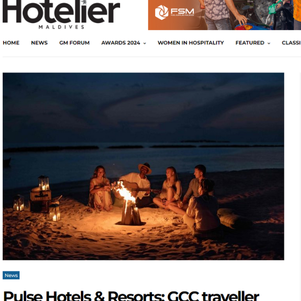 Hotelier Maldives : GCC traveller predictions for 2024