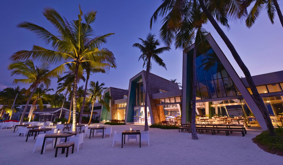 Smoked restaurant exterior at Kandima Maldives