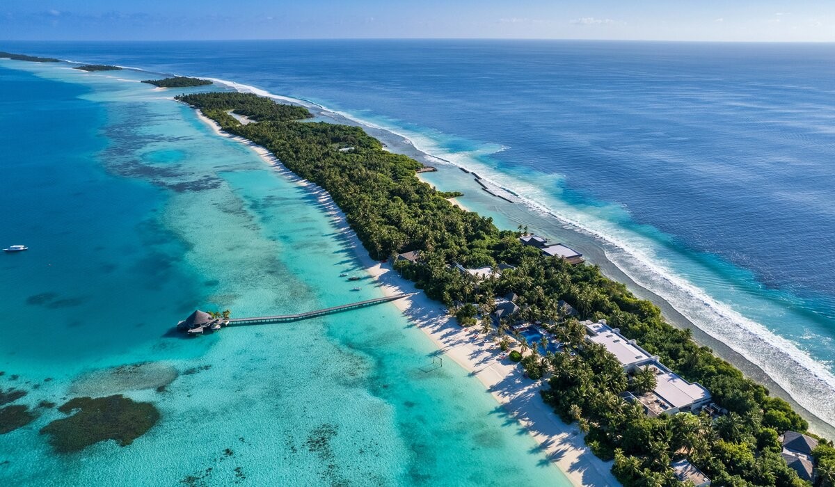 Aerial of Kandima Maldives